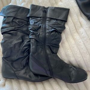 Steve Madden Black Over the Knee Boots